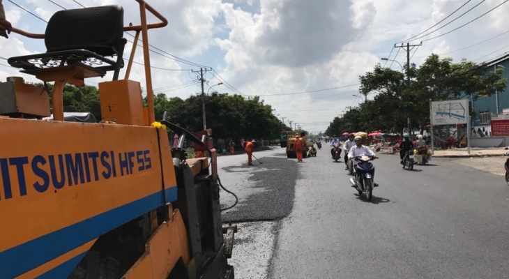 Thi công đường nội bộ, kho xưởng